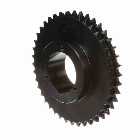 Browning Steel Bushed Bore Roller Chain Sprocket, D50Q40 D50Q40